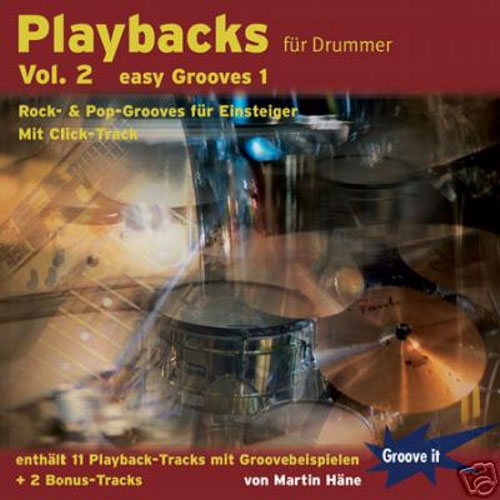 Playbacks für Drummer Vol. 2 von Tunesday Records Groove it
