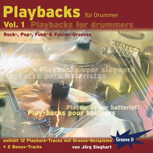 Playbacks für Drummer Vol. 1 von Tunesday Records Groove it