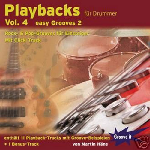 Tunesday Records Groove it: Playbacks für Drummer Vol. 4