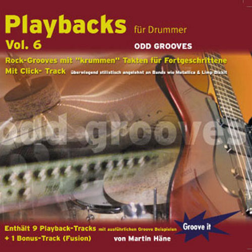 Tunesday Records Groove it: Playbacks für Drummer Vol. 6